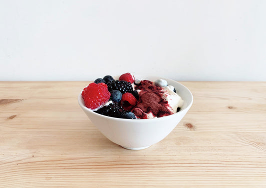Yoghurt with mixed berries